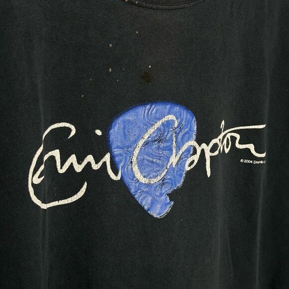2004 Eric Clapton Shirt World Tour T Shirt - Picture 3 of 7